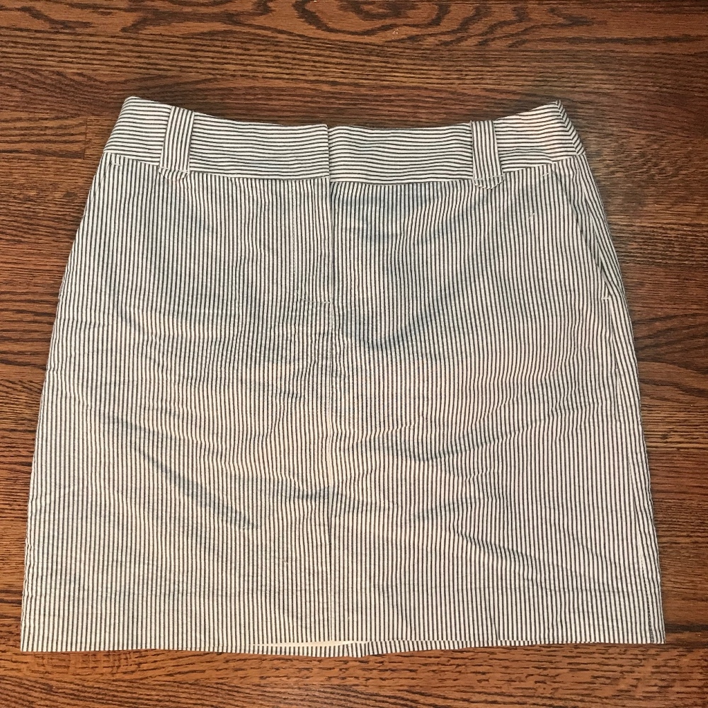 Stripped Work Skirt